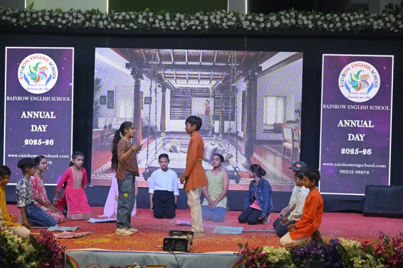 Students in a school play
